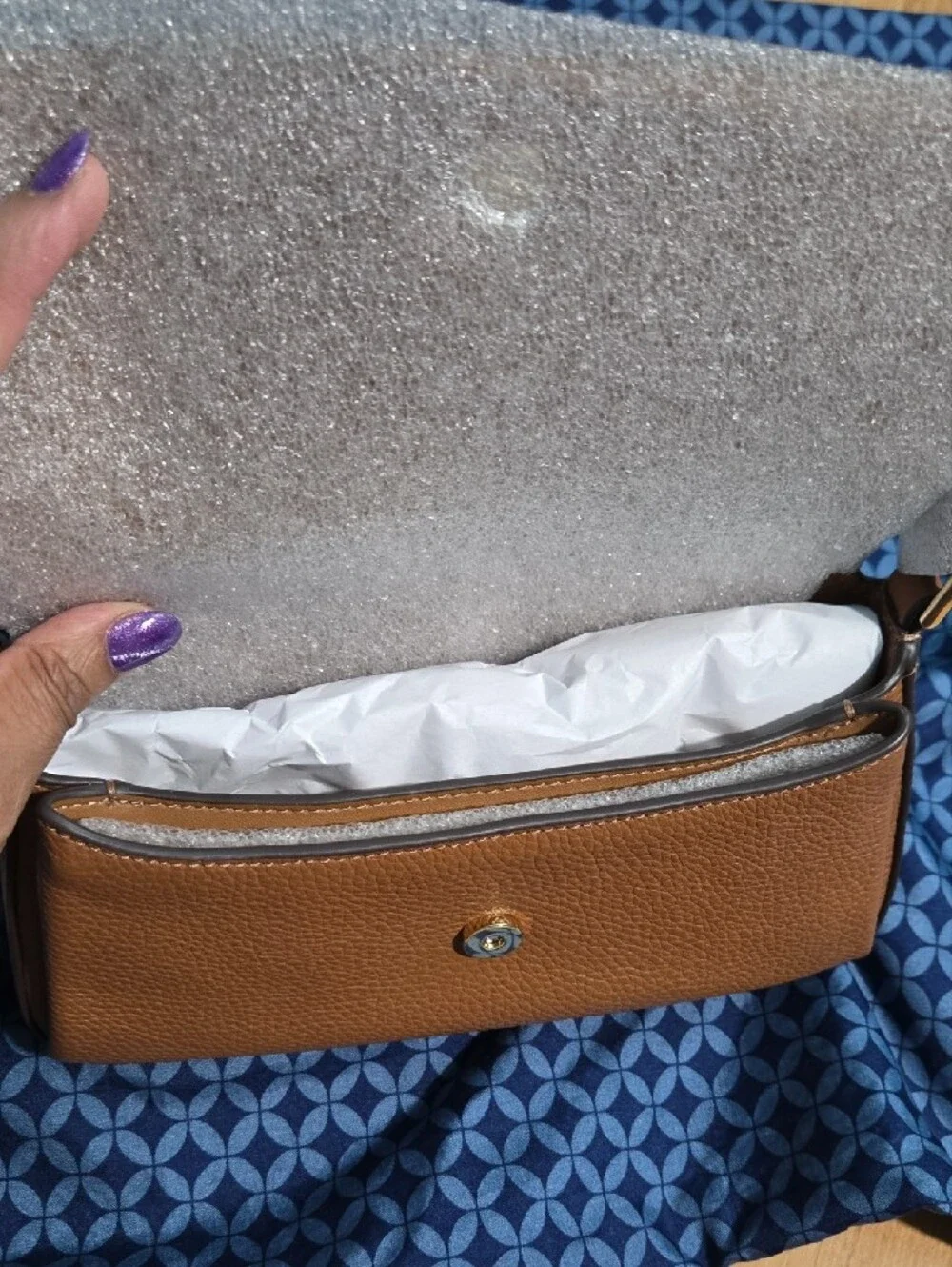 Kate Spade Leila Belt Bag Ginger Brown Pebbled Leather NWT